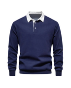 Colin | Suéter casual de punto tipo polo
