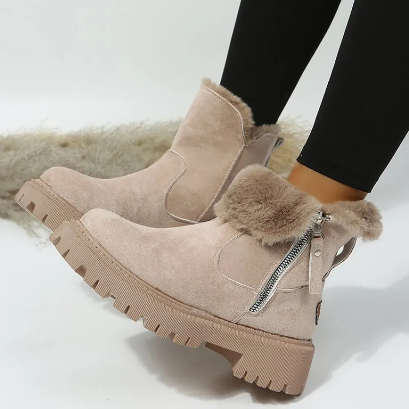 Elena | Bottines d'Hiver Élégantes à Fermeture Éclair