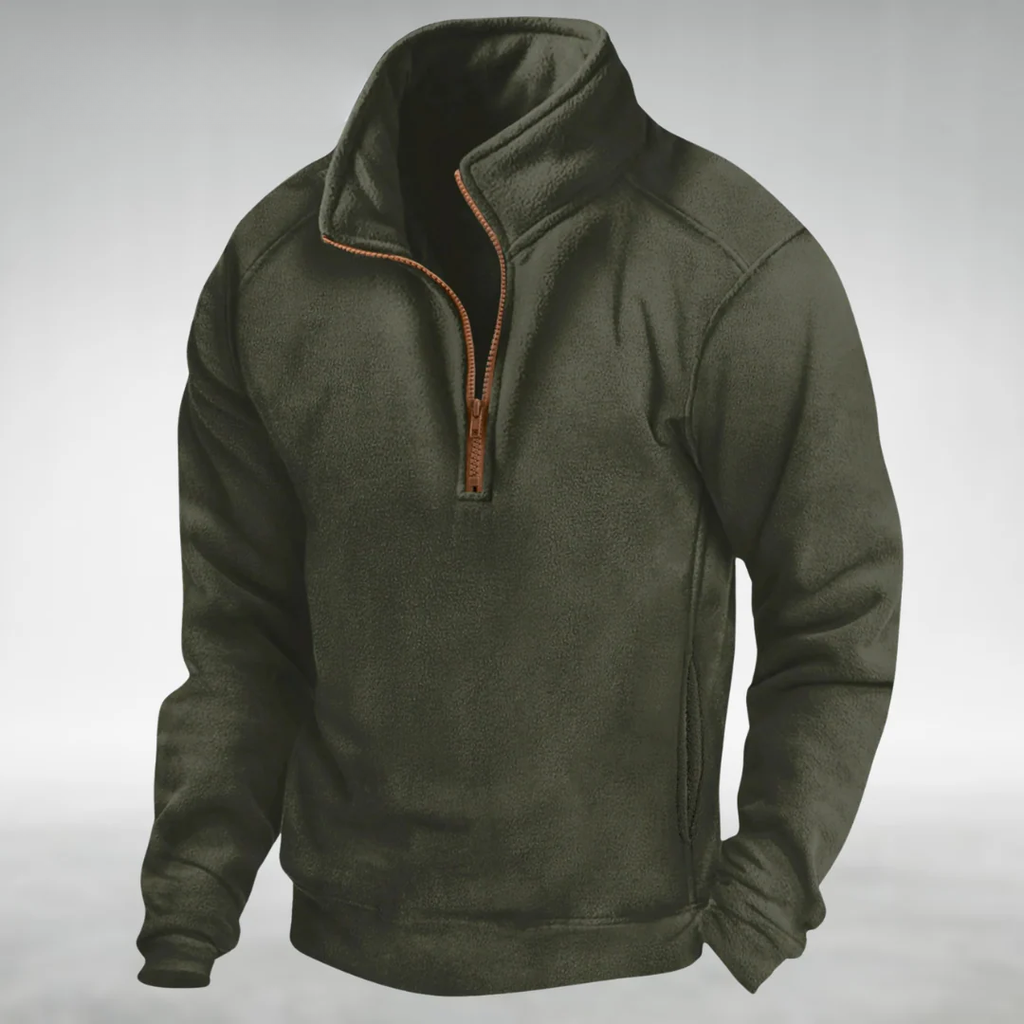 Brooks | Sudadera casual con media cremallera