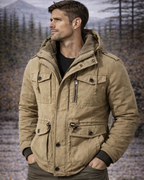 Caleb | Parka con capucha estructurada y elegante