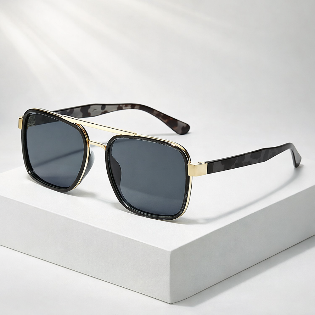 Primal Strike™ | Tiger Stripe Square Sunglasses | UV400