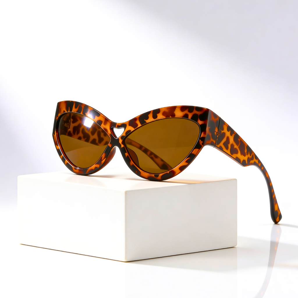 Wild Kiss™ | Heart Cut-Out Cat Eye Sunglasses | UV400