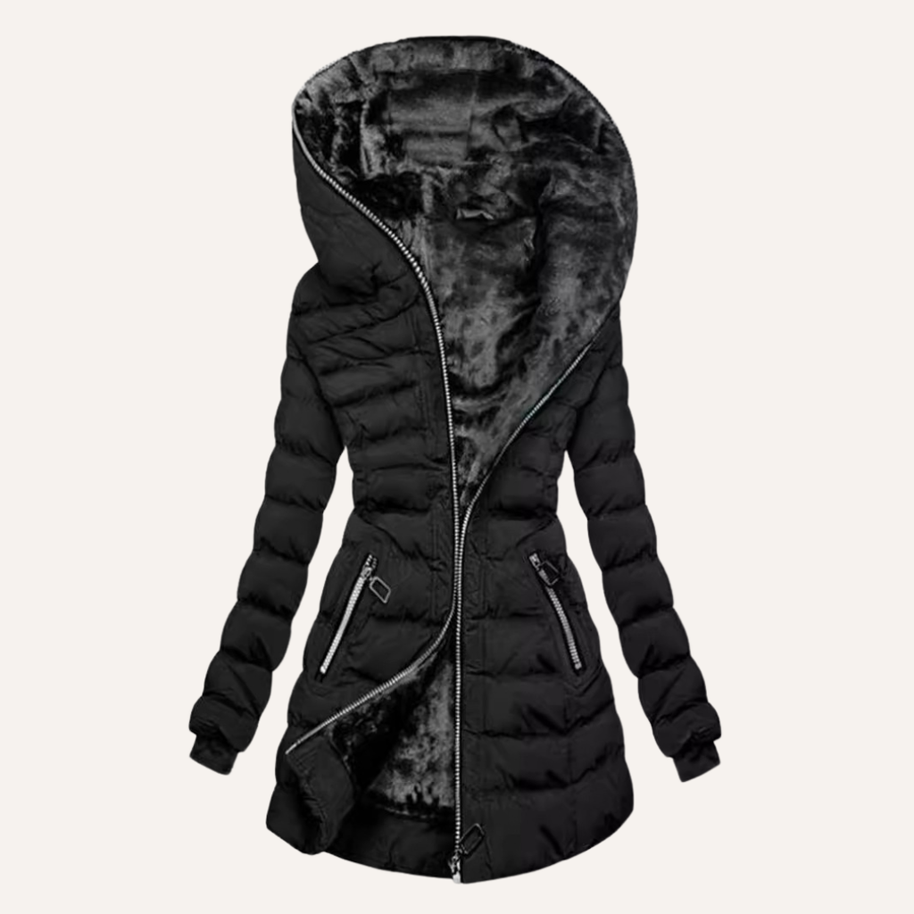 Liana | Veste douillette à doublure en fourrure