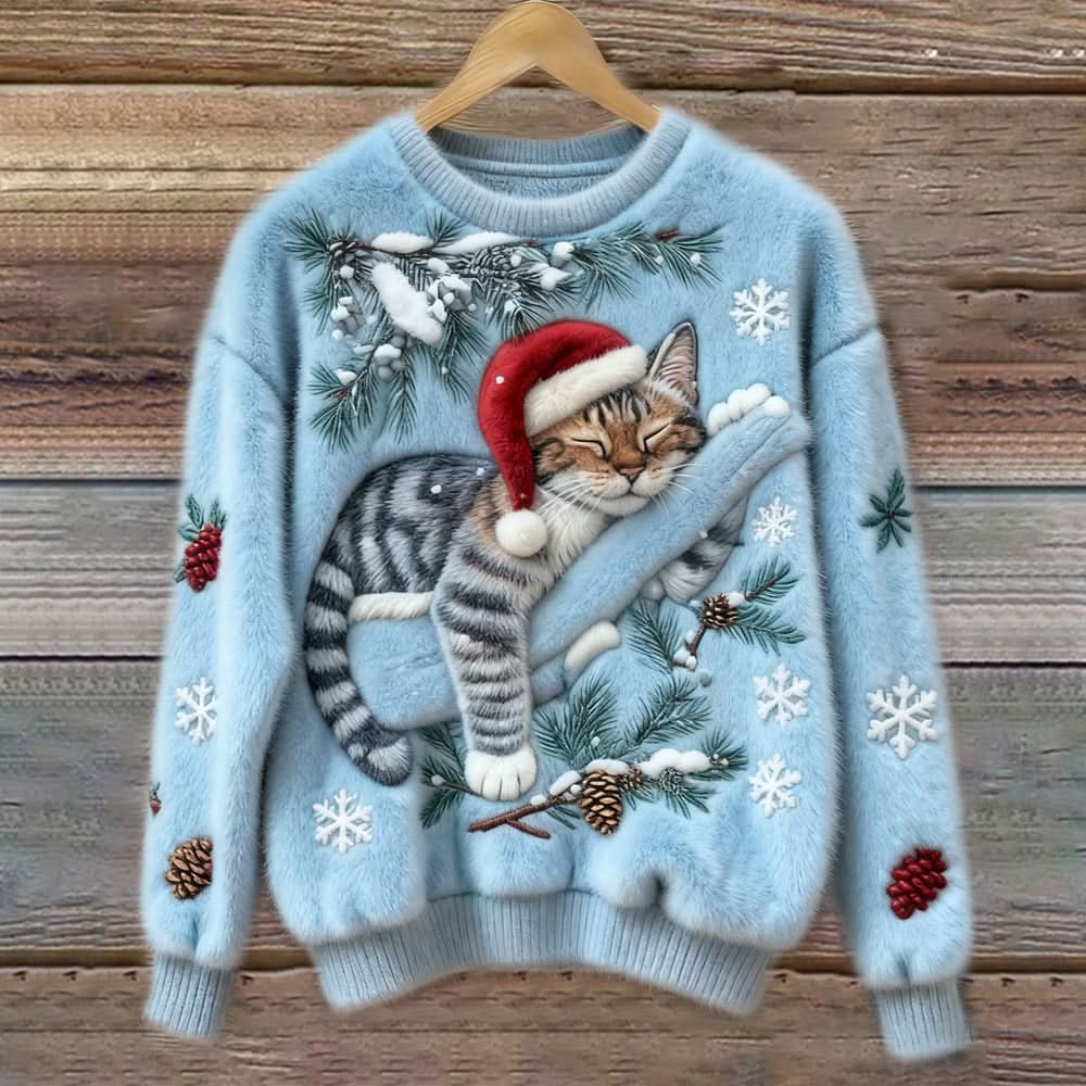 Emery | Le pull de Noël parfait pour les amoureux des chats