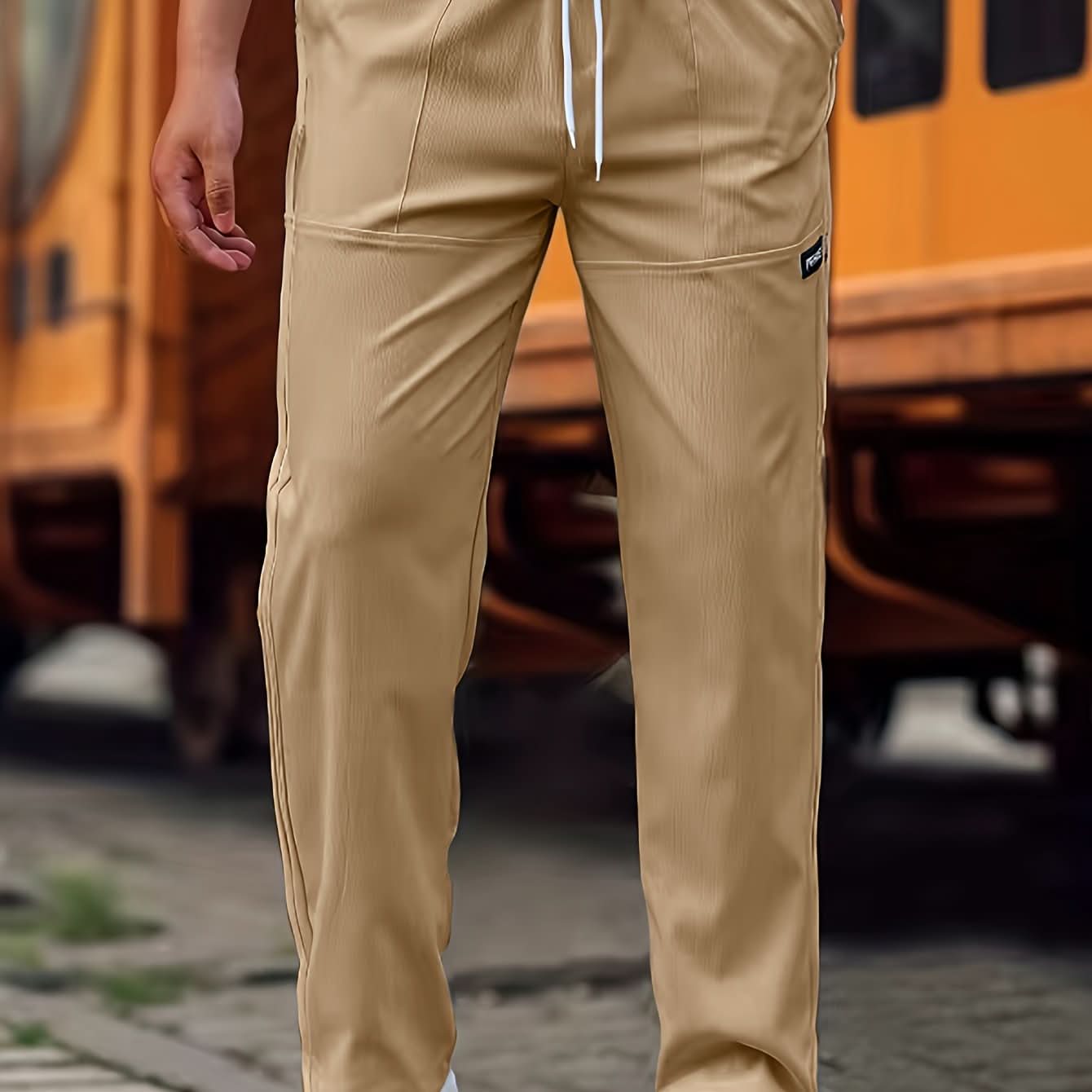 Cole | Pantalon fuselé décontracté à cordon de serrage