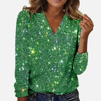 Jade | Blouse en diamant à col en V