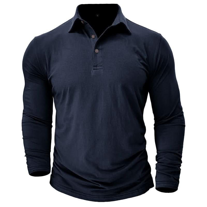 Travis Owen | Polo de manga larga elegante y de primera calidad