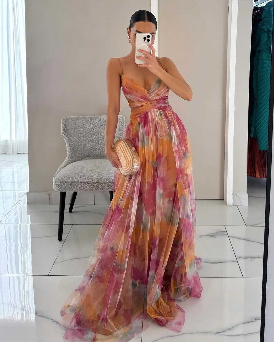 Giselle™ | Vestido largo floral