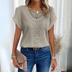 Judith | Top con detalles de encaje vintage