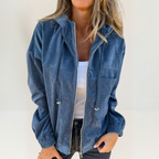 Karla | Veste souple à capuche et fermeture éclair