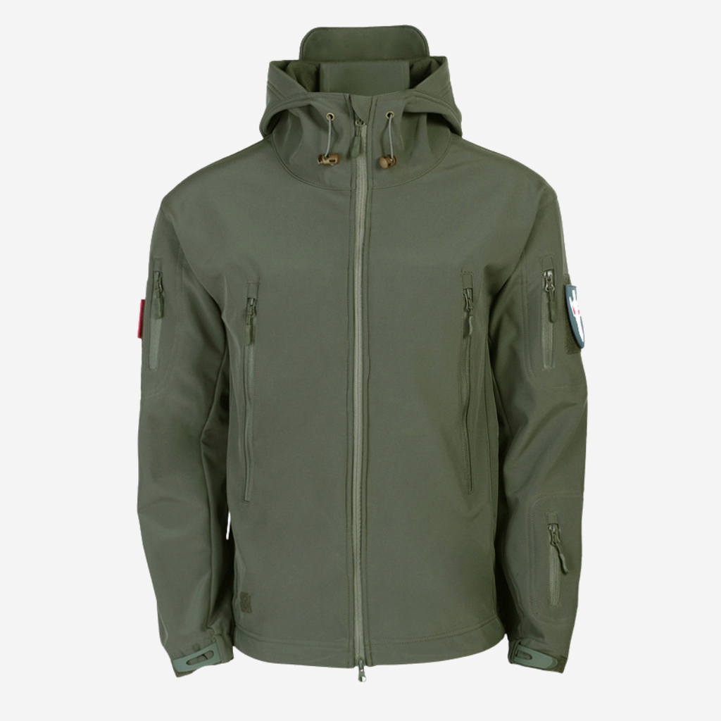 Hunter | Chaqueta con capucha utilitaria de sigilo