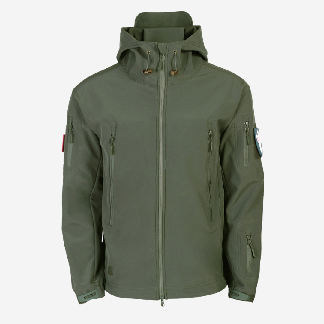 Hunter | Chaqueta con capucha utilitaria de sigilo
