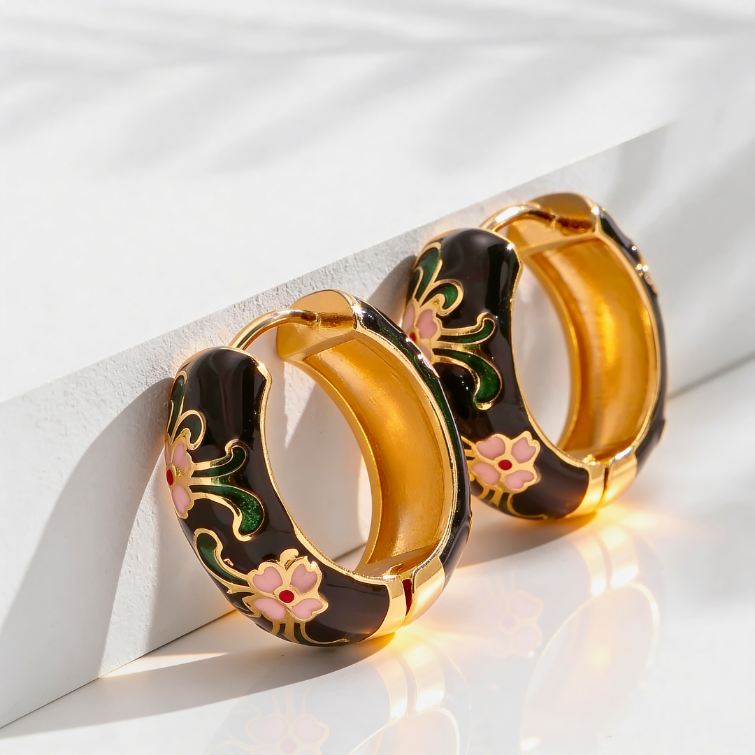 Pendientes florales Aria