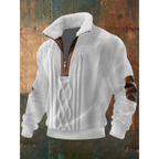 Holden | Pull zippé à col montant classique
