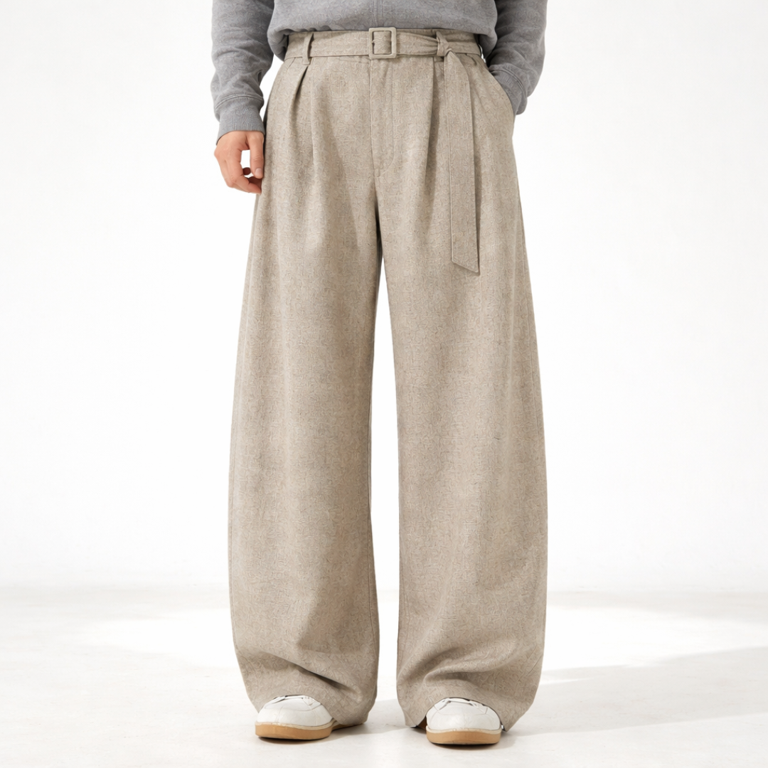 Pantalones anchos de lana Jacob