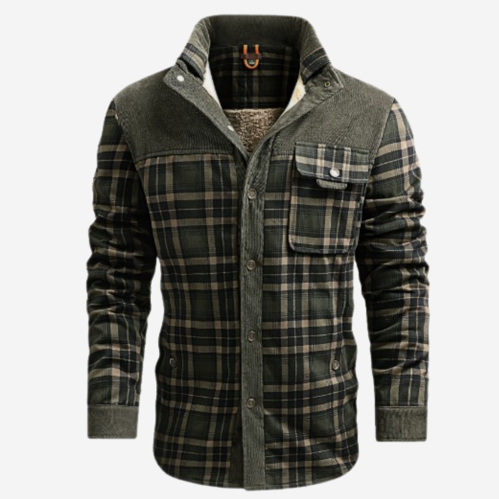 Hunter | Chaqueta utilitaria de cuadros resistente