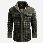Hunter | Chaqueta utilitaria de cuadros resistente