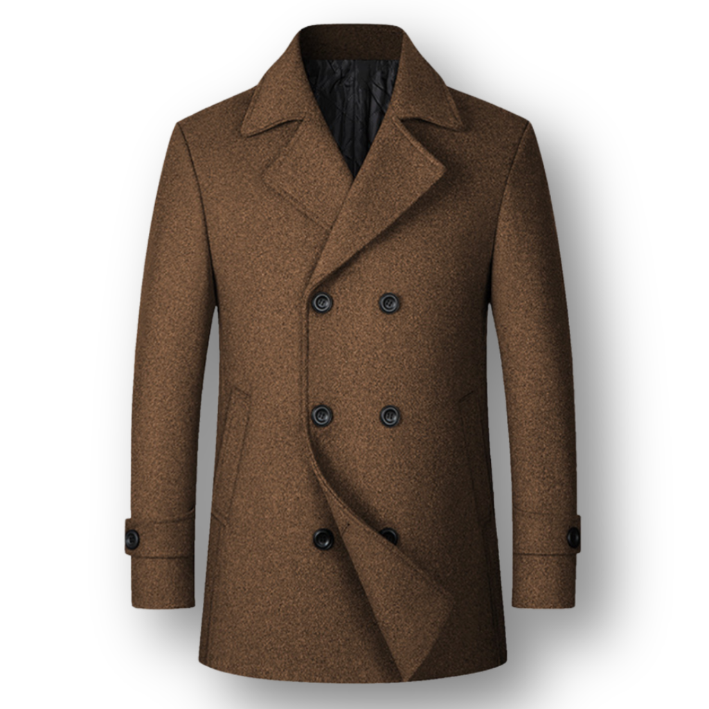 Damon | Manteau structuré raffiné à double boutonnage