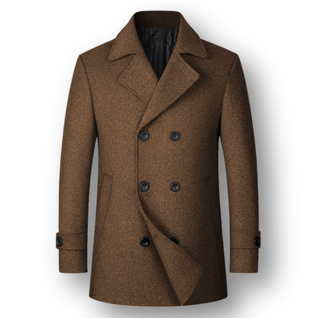 Damon | Manteau structuré raffiné à double boutonnage
