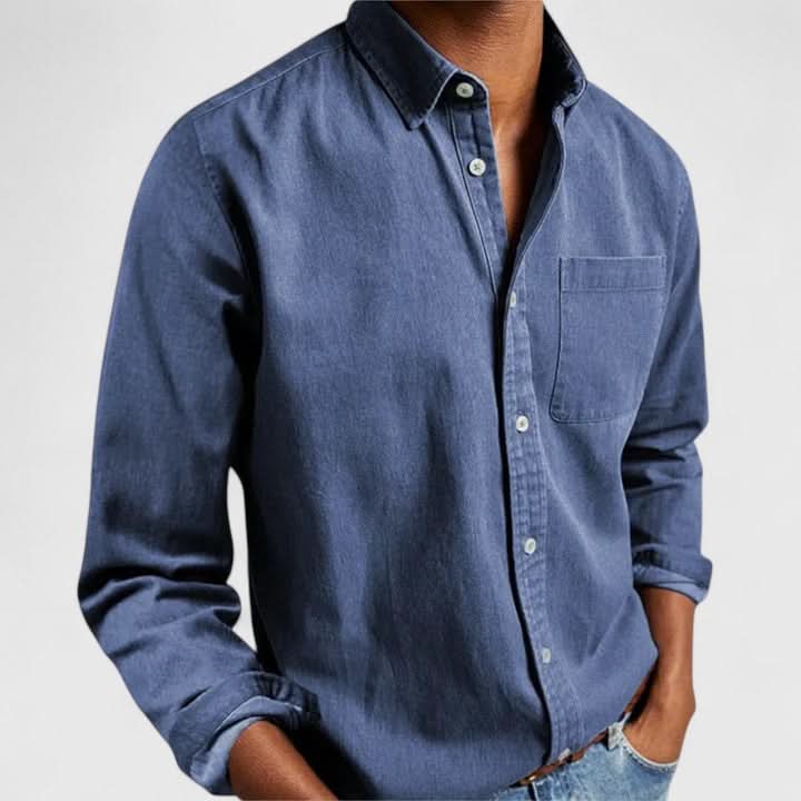 Edward | Camisa Clásica de Manga Larga con Botones