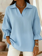 Elena | Blusa de silueta relajada con cuello