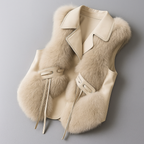 Chaleco de Piel Noble de Invierno