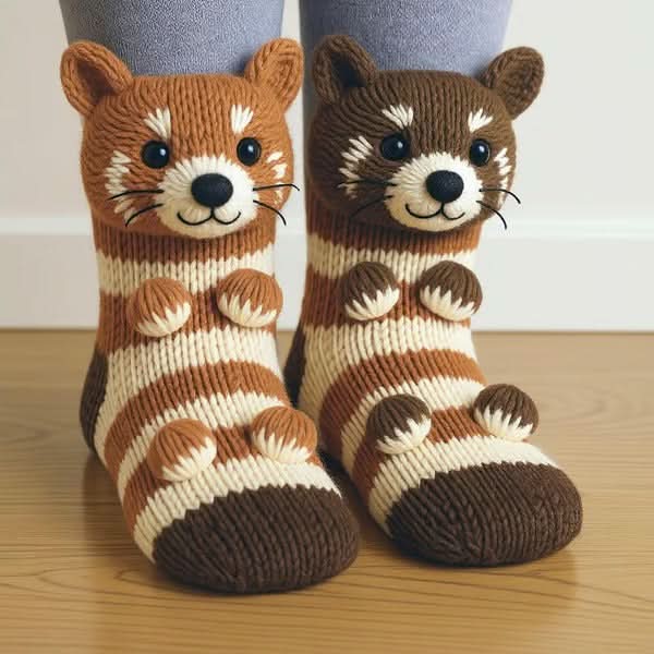 Ollie | Cozy Animal Socks