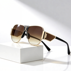 Amalfi Shield™ | Oversized Shield Aviator Sunglasses | UV400