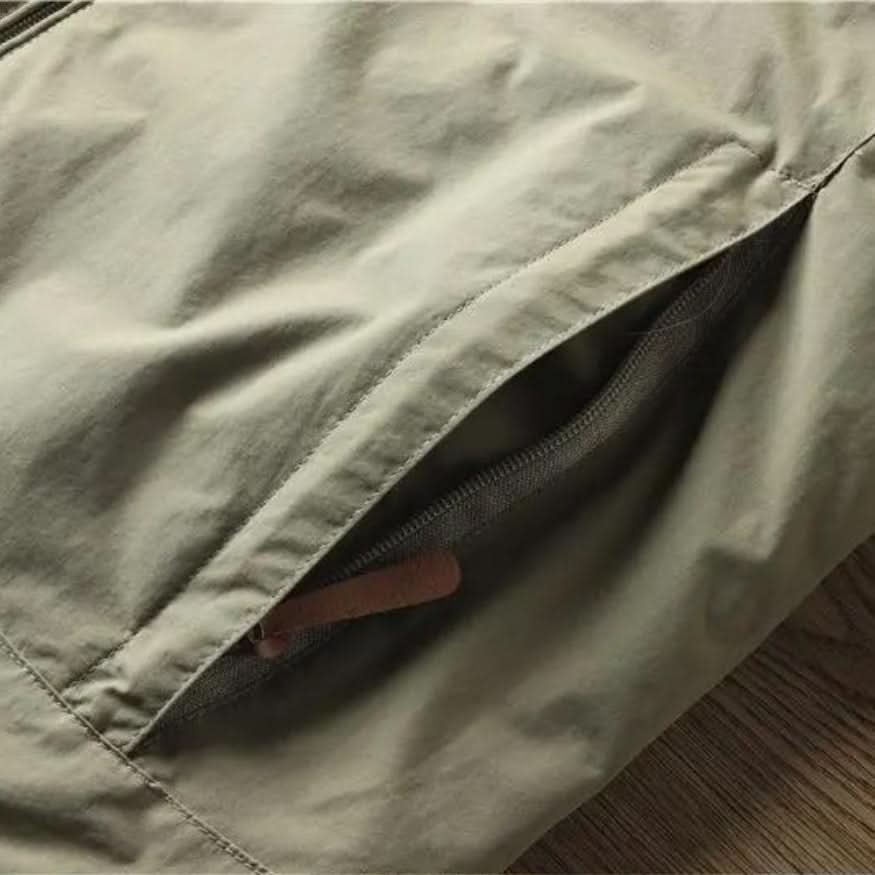 David | Veste classique d'extérieur coupe-vent et imperméable