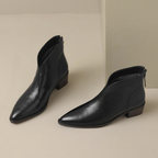 Elise | Bottines de luxe à talon bas