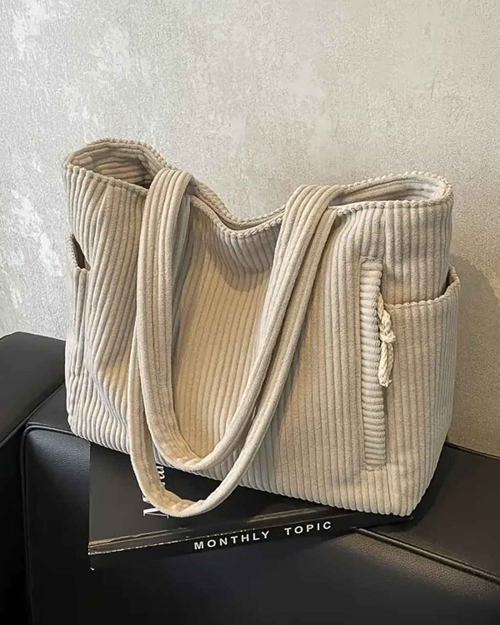 Tilda | Sac fourre-tout côtelé de tous les jours