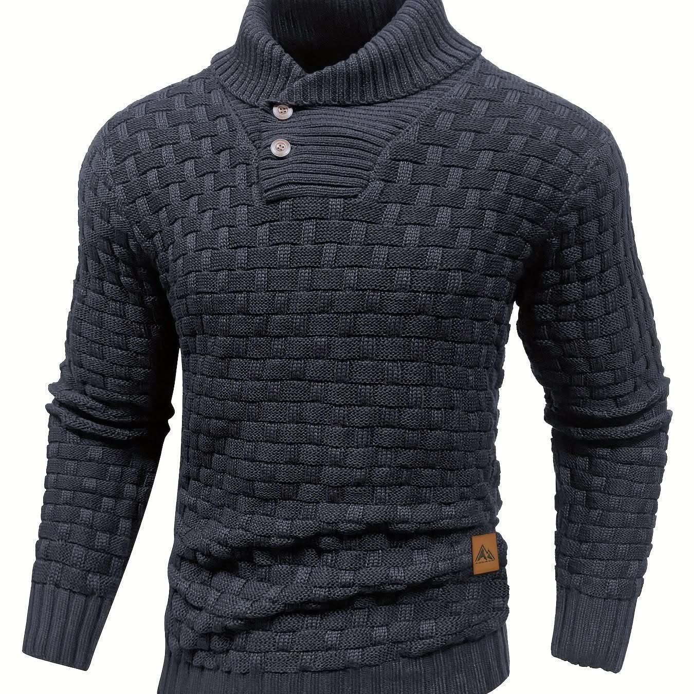 Hunter | Suéter texturizado con botones en el cuello