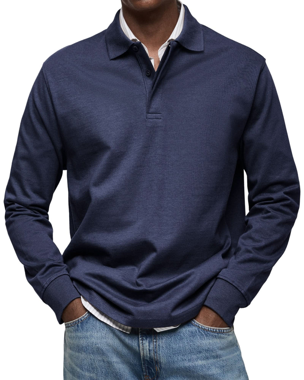Grant | Polo informal de manga larga