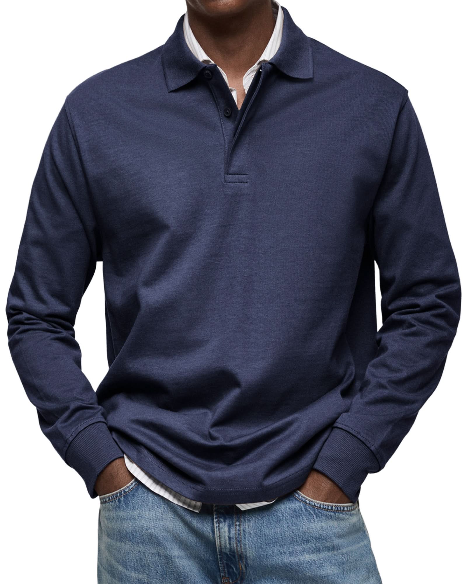 Grant | Polo informal de manga larga