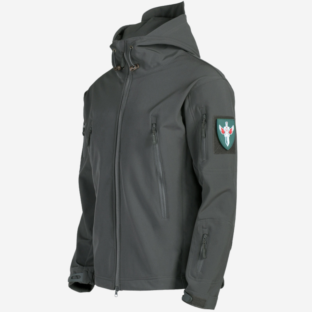 Hunter | Chaqueta con capucha utilitaria de sigilo