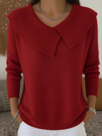 Kinsley | Jersey festivo acogedor con solapa