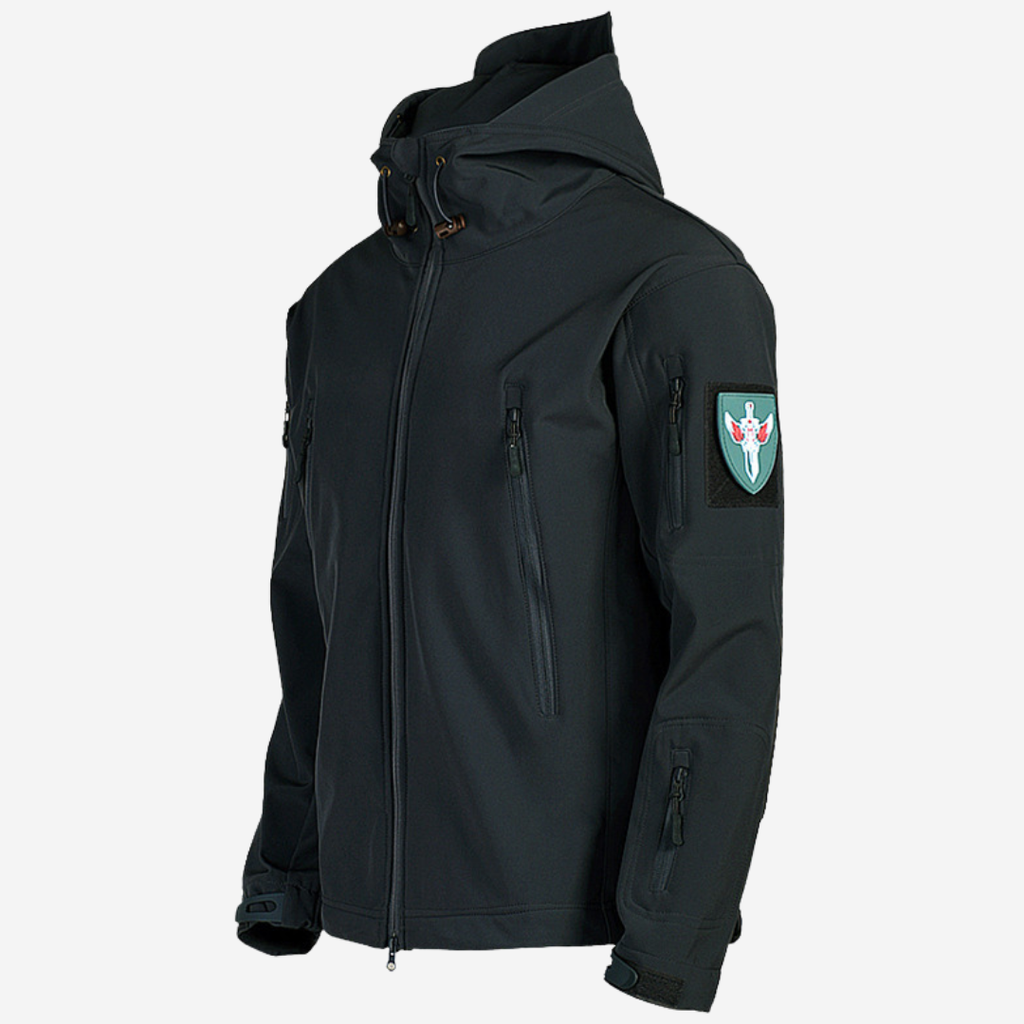 Hunter | Chaqueta con capucha utilitaria de sigilo