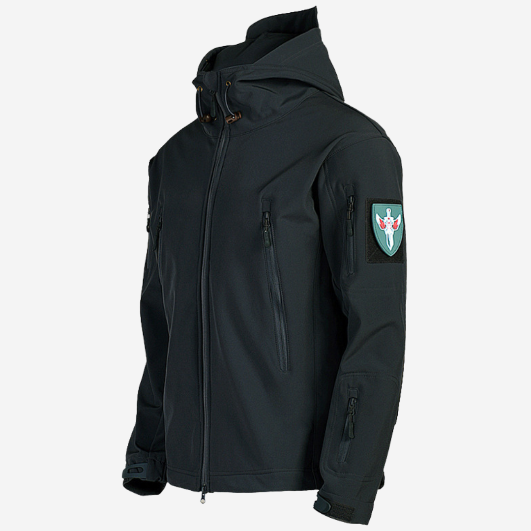 Hunter | Chaqueta con capucha utilitaria de sigilo