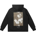 Floral™ | Sudadera con Capucha Estampado de Flores en la Espalda – Sudadera Artística Suave