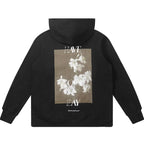 Floral™ | Sudadera con Capucha Estampado de Flores en la Espalda – Sudadera Artística Suave