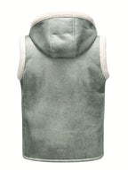 Caleb | Chaleco con capucha estructurado de invierno