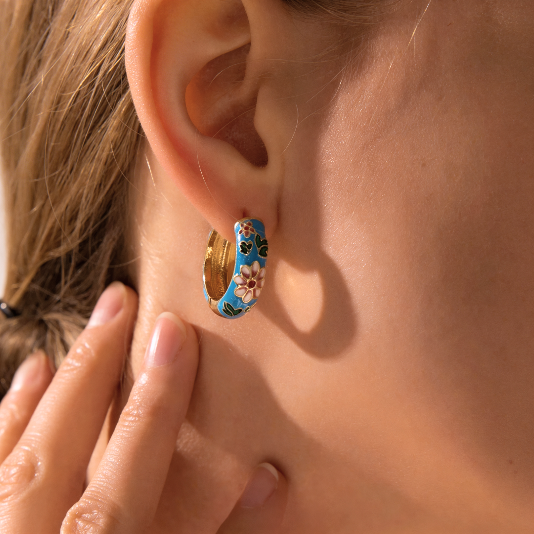 Pendientes florales Aria