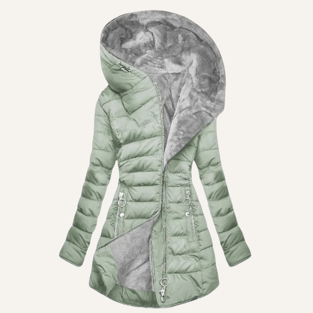 Liana | Veste douillette à doublure en fourrure