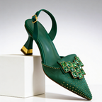 Chaussures à talons chaton Vivienne Gemstone