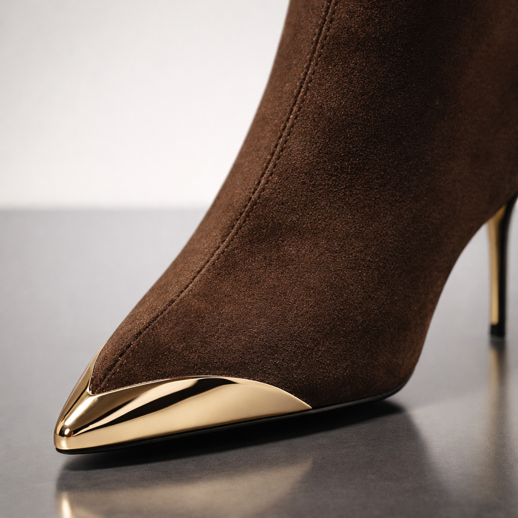Botas de ante dorado Harper Lane