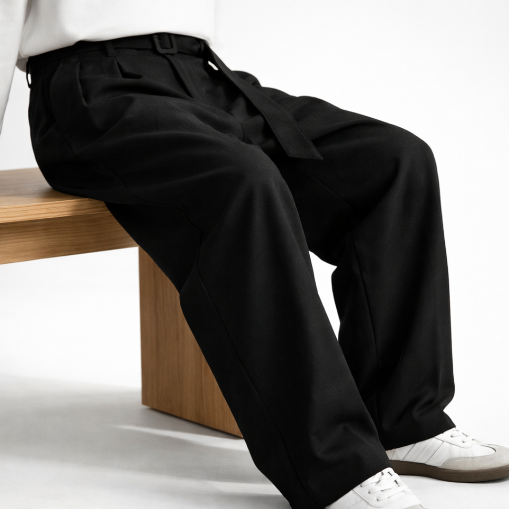 Pantalones anchos de lana Jacob