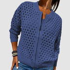 Elodie | Chaqueta elegante con cremallera frontal