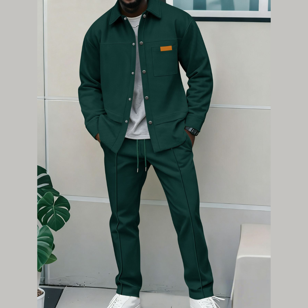 Landon | Ensemble de blouson aviateur zippé assorti
