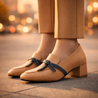 Mocasines de seda con bucle Harper Lane