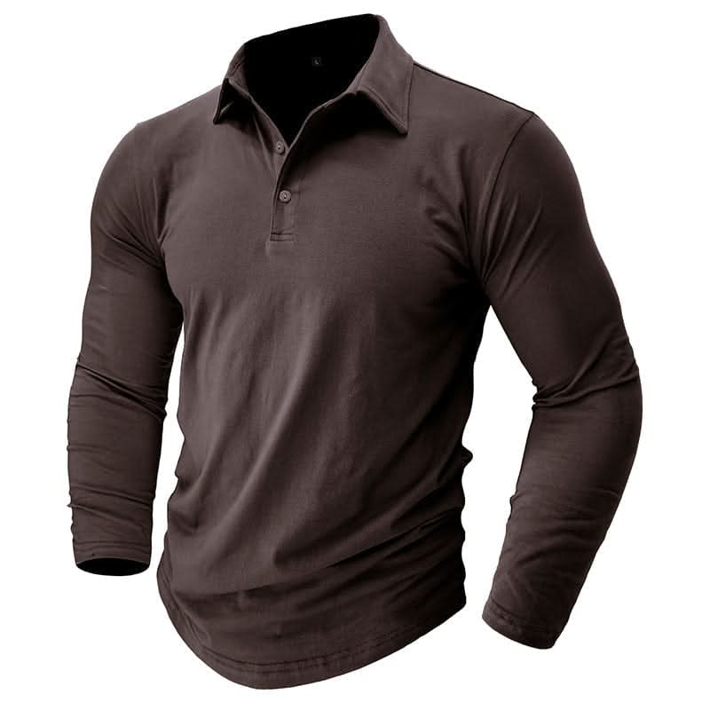 Travis Owen | Polo de manga larga elegante y de primera calidad